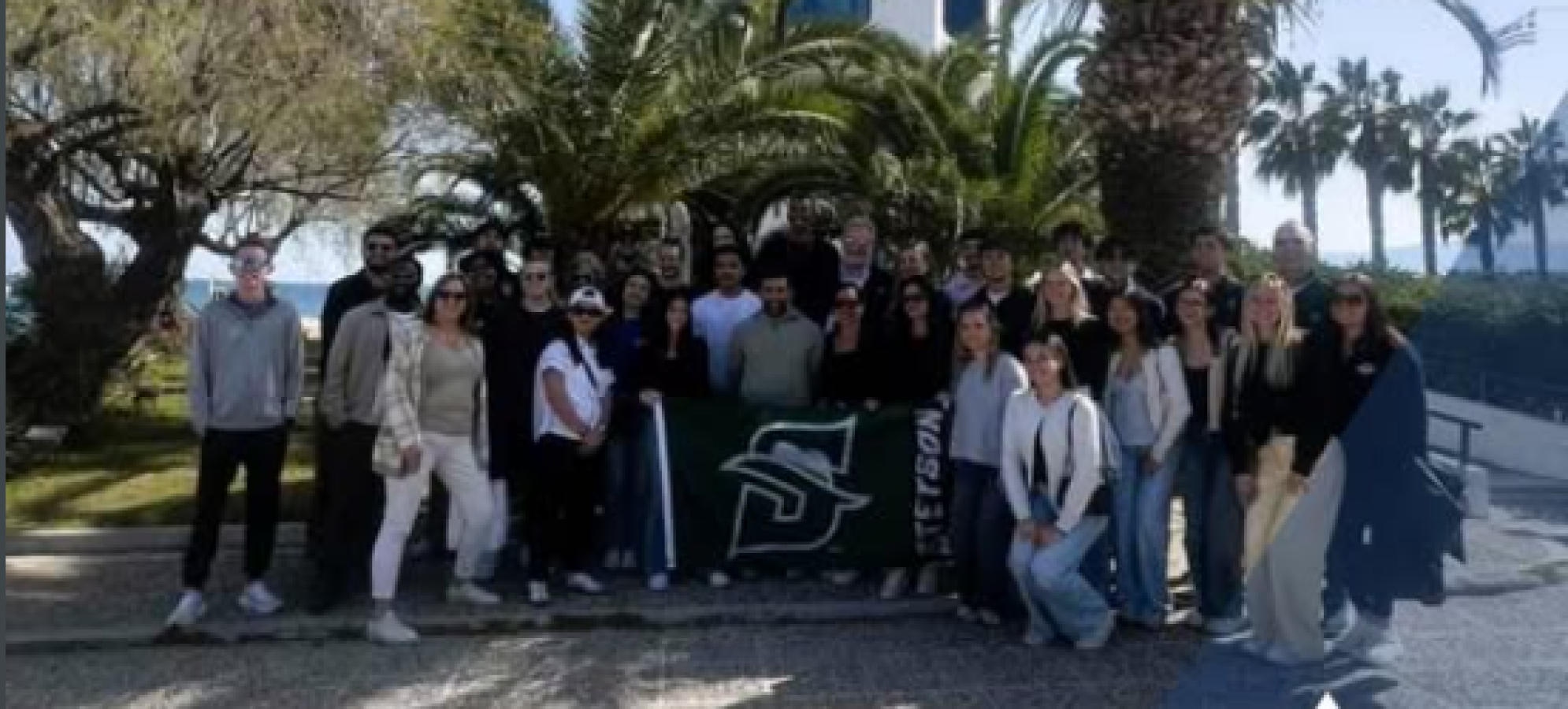 Φοιτητές από το Stetson University στις εγκαταστάσεις της Διώρυγας Κορίνθου